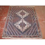 A Persian Afshar rug 166 x 132cm £150-200