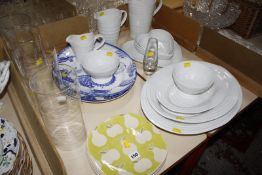 Various Portmeirion serving dishes and jugs (designed by Sophie Conran), with other ceramic and