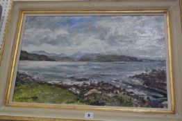 Michael Hedgecoe (20th Century) Summer Isles from Reiff Oil on board Signed lower left 39cm x