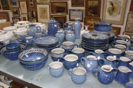 A quantity of Camphill pottery and various Evesham ware