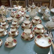 A quantity of Royal Albert 'Old Country Rose' and other part tea service