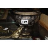 Brassware including a fox door knocker, two further examples, a verdi gris lizard etc and a