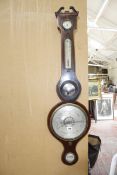 A Regency mahogany wall barometer, made by A Stopani , Doncaster. £180-220