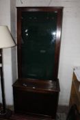 A mahogany gun cabinet 187cm high, 80cm wide  Best Bid