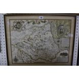 Two reproduction maps of Scotland and Durham, after John Speed, 38.5cm x 51cm (2)  Best Bid