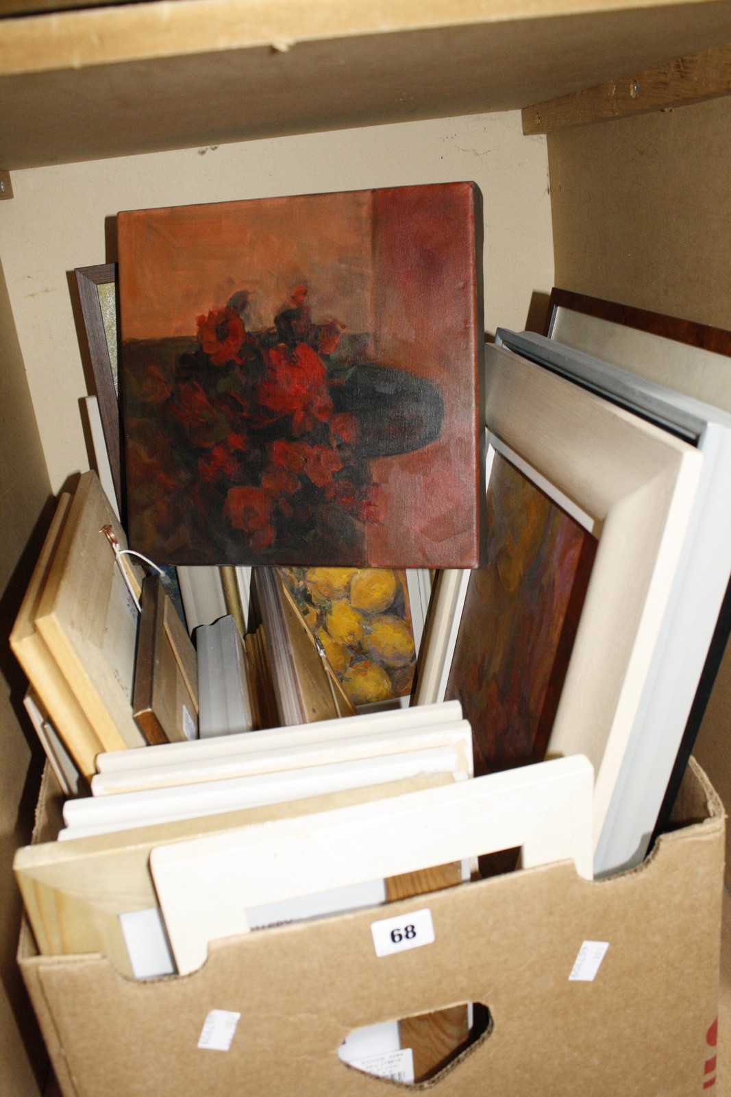 A mixed group of watercolours and oils, 20th century, to include landscapes and still life’s by