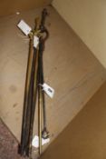 Assorted fire irons and tools -4 Best Bid