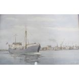 English (Early 20th Century) Harbour views Watercolours, a pair Indistinctly signed 15cm x 22cm Best