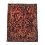 A Sarouk rug, approximately 150 x 100cm