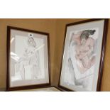 Sydney Horne Shepherd (1909-1993) Nude studies Pen and Ink drawings Signed in pencil With