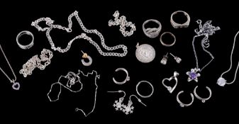 A small collection costume jewellery, to include  A small collection costume jewellery,   to