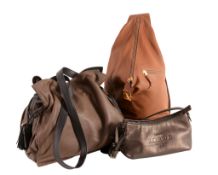 Loewe, Flamenco 36, a mink coloured leather handbag  Loewe, Flamenco 36, a mink coloured leather