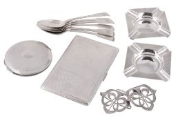 A collection of small silver items, to include  A collection of small silver items,   to include: