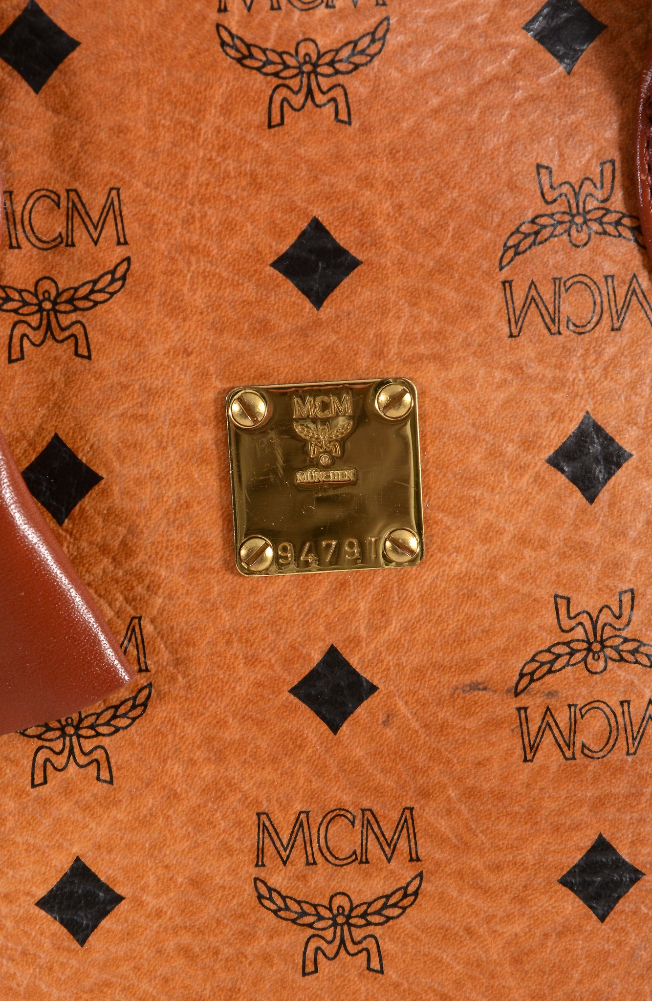 MCM, Heritage, a coated canvas bowler bag, with logo print to the outside  MCM, Heritage, a coated - Image 2 of 4