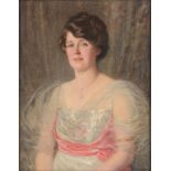 John Dalzell Kenworthy (1858-1954) - Portrait of a lady Oil on canvas Signed lower right 84 x 66.5