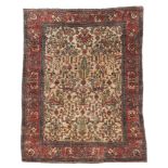 An Kashan rug , approximately 206 x 131cm  An Kashan rug  , approximately 206 x 131cm