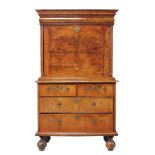 A Queen Anne walnut escritoire, circa 1710  A Queen Anne walnut escritoire, circa 1710  , the