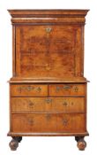 A Queen Anne walnut escritoire, circa 1710  A Queen Anne walnut escritoire, circa 1710  , the