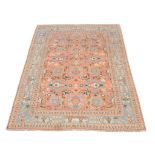 -108 A Persian carpet, with overall scrolling foliate design -108  A Persian carpet,    with overall