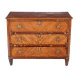 A Dutch mahogany and kingwood commode , circa 1800  A Dutch mahogany and kingwood commode  , circa