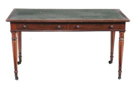 A mahogany writing table , late 19th century/early 20th century  A mahogany writing table  , late