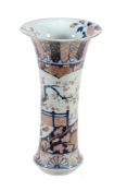 An Arita Beaker Vase of typical form with trumpet neck  An Arita Beaker Vase   of typical form