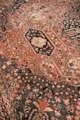 A Tabriz carpet, approximately 371cm x 281cm  A Tabriz carpet, approximately 371cm x 281cm
Please