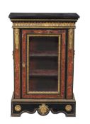 A Napoleon III ebonised, boulle and ormolu mounted pier cabinet , circa 1860  A Napoleon III