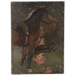 Circle of Charles Wellington Furse (1868-1904) - Study of a horse Oil on canvas 56 x 41cm. (22 x
