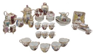 A selection of Dresden porcelain , late 19th and 20th centuries  A selection of Dresden porcelain  ,