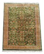 An Indian Sarouk carpet 205cm x 305cm An Indian Sarouk carpet 205cm x 305cm