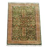 An Indian Sarouk carpet 205cm x 305cm An Indian Sarouk carpet 205cm x 305cm