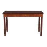 A mahogany serving table in George III style , 20th century  A mahogany serving table in George