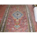 A Persian Ardebil carpet 305 x 196cm