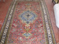 A Persian Ardebil carpet 305 x 196cm