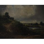 Follower of Alfred Vickers  Landscape  Oil on canvas  Unsigned  35cm x 45cm