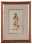 Anglo-Indian School (19th Century)  A portrait of a gentleman  Watercolour over graphite, on laid