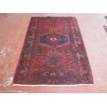 A Persian Toyserkan rug 214 x 129cm