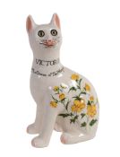 A Griselda Hill Wemyss-style model of a cat, late 20th or early 21st century  A Griselda Hill