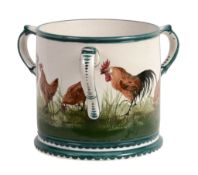 A large Wemyss tyg or loving cup, circa 1890-1900  A large Wemyss tyg or loving cup, circa 1890-