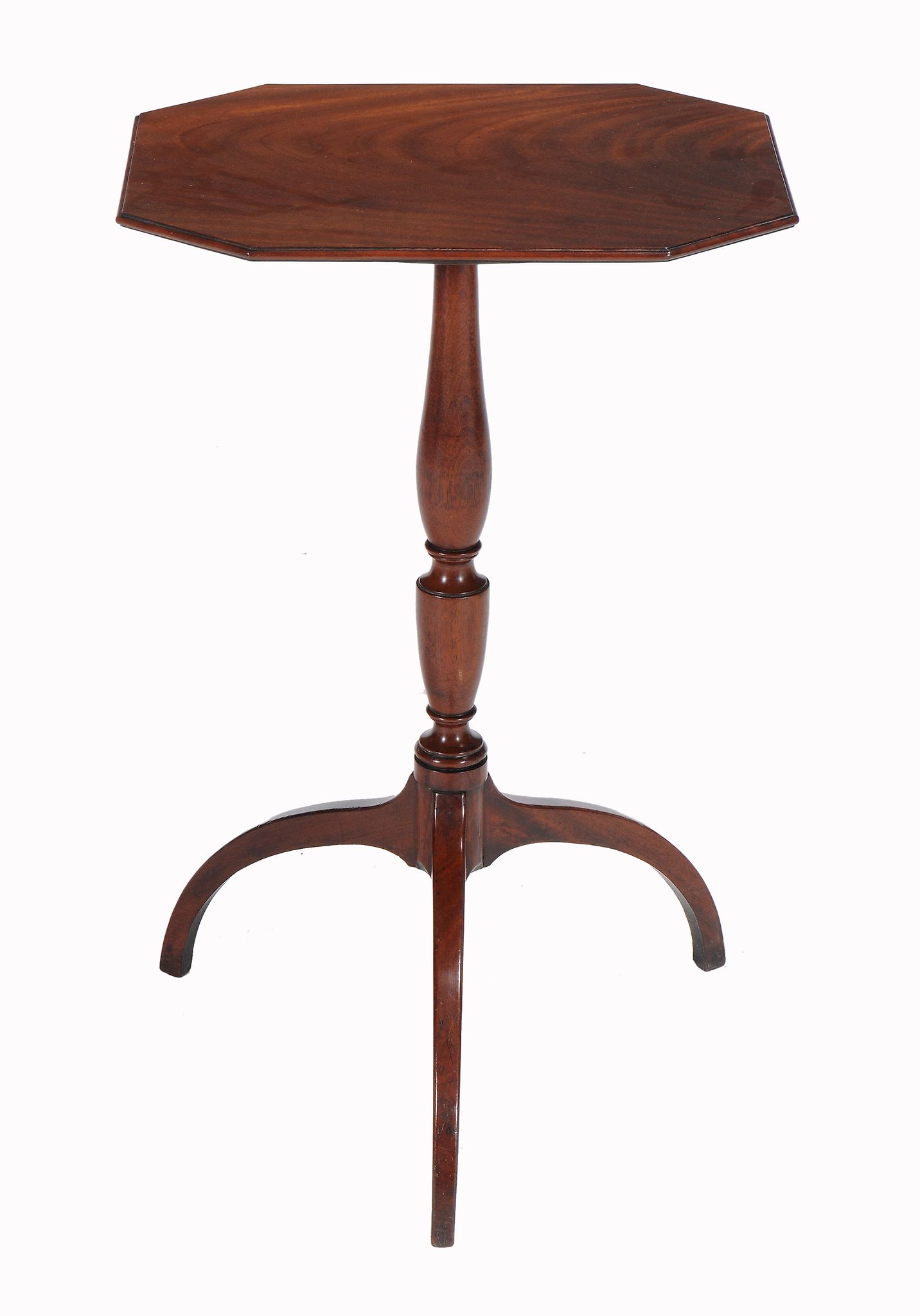 A George III mahogany tripod table , circa 1800  A George III mahogany tripod table  , circa 1800,