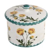 A Wemyss Bovey Tracey preserve jar and cover, circa 1930  A Wemyss Bovey Tracey preserve jar and