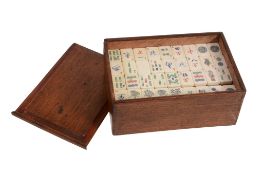 A Chinese Mahjong set, late 19th/20th century  A Chinese Mahjong set, late 19th/20th century,