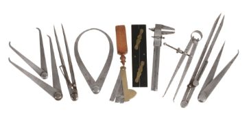 A selection of 19th and early 20th century wood-work and other tools  A selection of 19th and