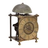 A Queen Anne brass lantern clock John Michell, Chardstock