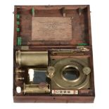 A George III lacquered brass solar microscope William and Samuel Jones, London