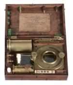 A George III lacquered brass solar microscope William and Samuel Jones, London