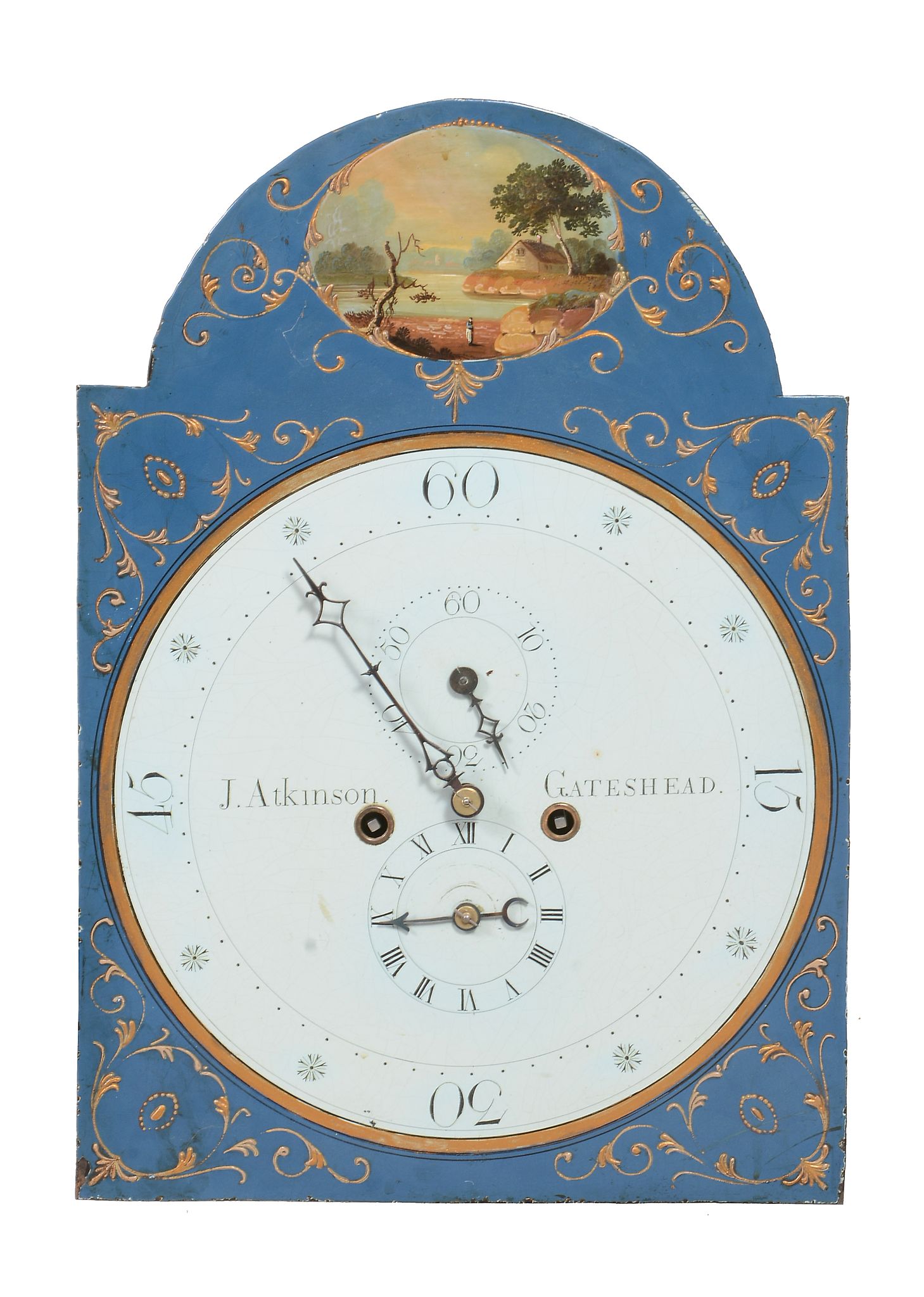 A George III mahogany longcase clock with unusual 'regulator - Image 2 of 4