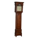 An unusual George III thirty-hour quarter-striking longcase clock The dial...