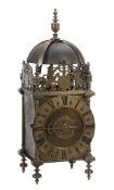 A fine and well documented William and Mary brass lantern clock Thomas Veale